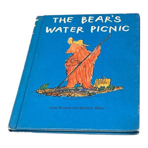 Vintage The Bear's Water Picnic John Yeoman Quentin Blake Kids Book Hardcover